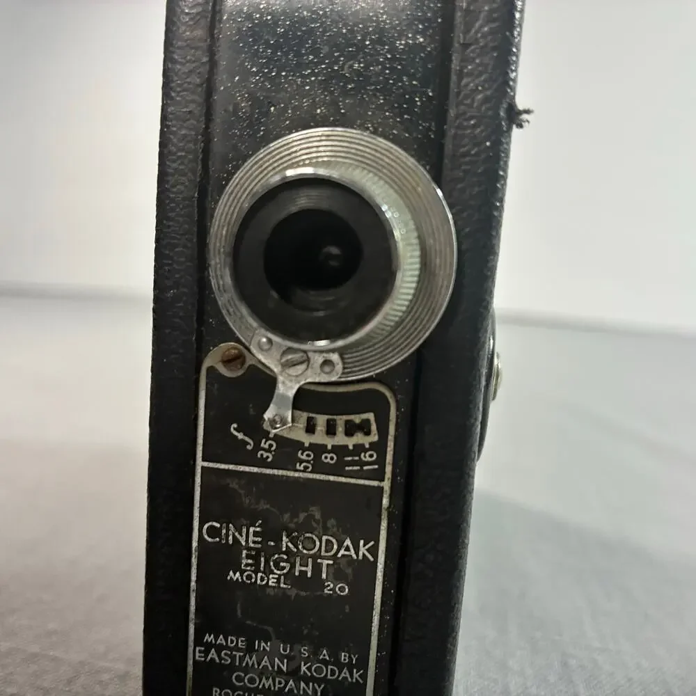 Vintage Cine-Kodak Eight Model 20 8mm Movie Camera Wind-Up Eastman Kodak USA